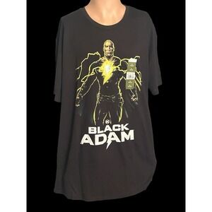 Black Adam Men's Short Sleeve Black T-Shirt Size XL Dwayne "The Rock" Johnson